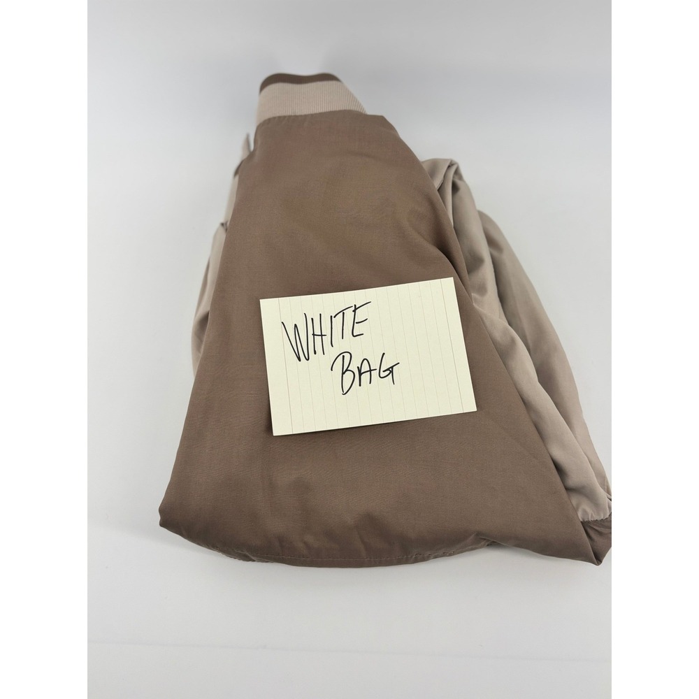 Members Only Vintage Reversible Racer Jacket Tan Brown Mens 38 Bomber 28593 - Picture 10 of 10